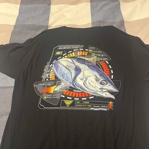 Columbia PFG black tuna shirt